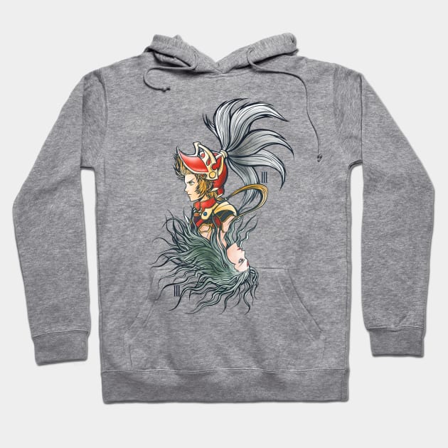 FF3 character art 2 Hoodie by mcashe_art